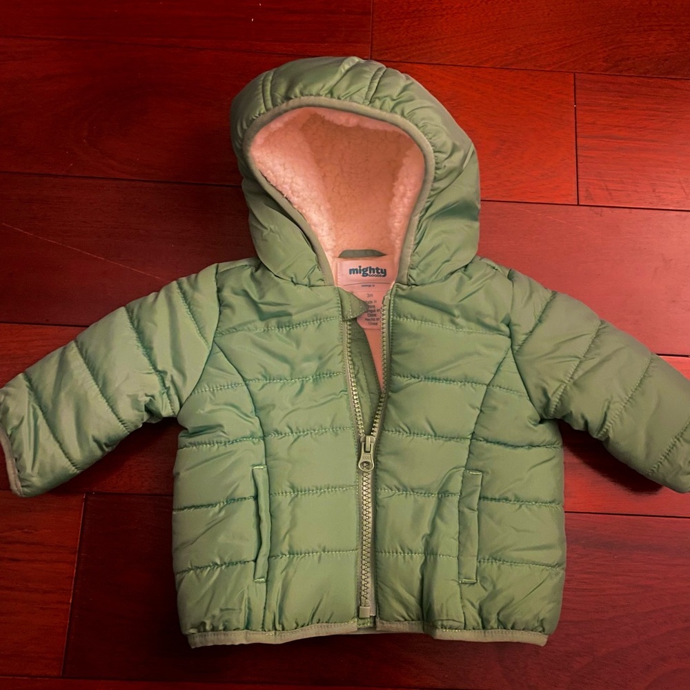 Baby Coat Sherpa Lining 3M Never Worn